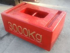 鑄鐵砝碼3000kg